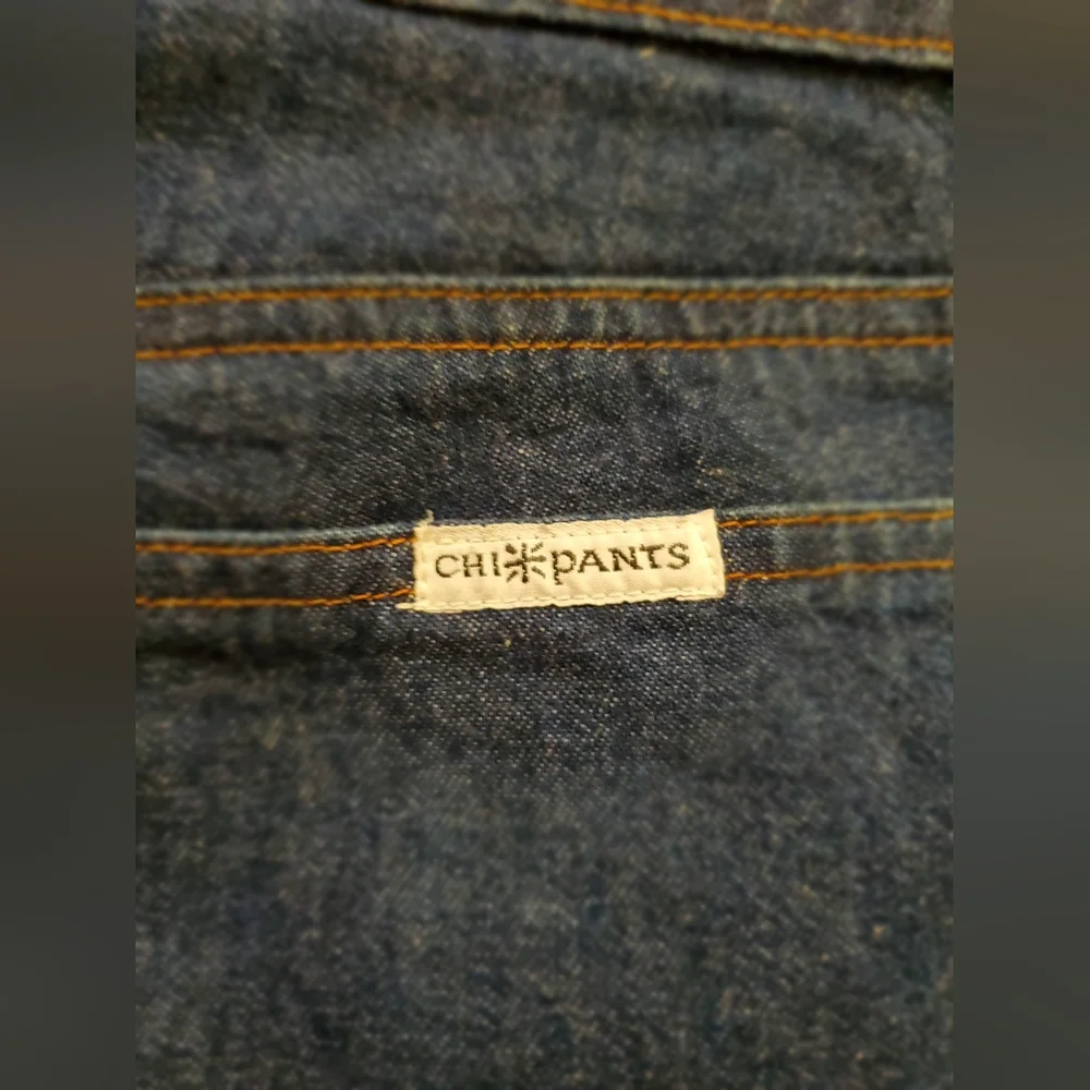CHI PANTS SANTA CRUZ ORIGINAL 84-91 RUN BLUE JEANS 34 100% COTTON NWOT